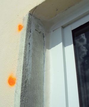 Crack at Window Frame